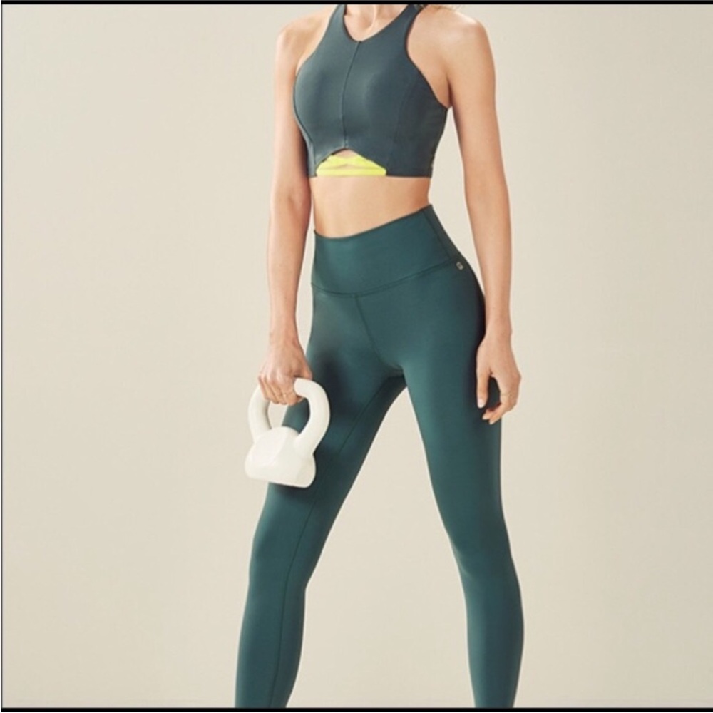 Fabletics Emerald Green Crop Top